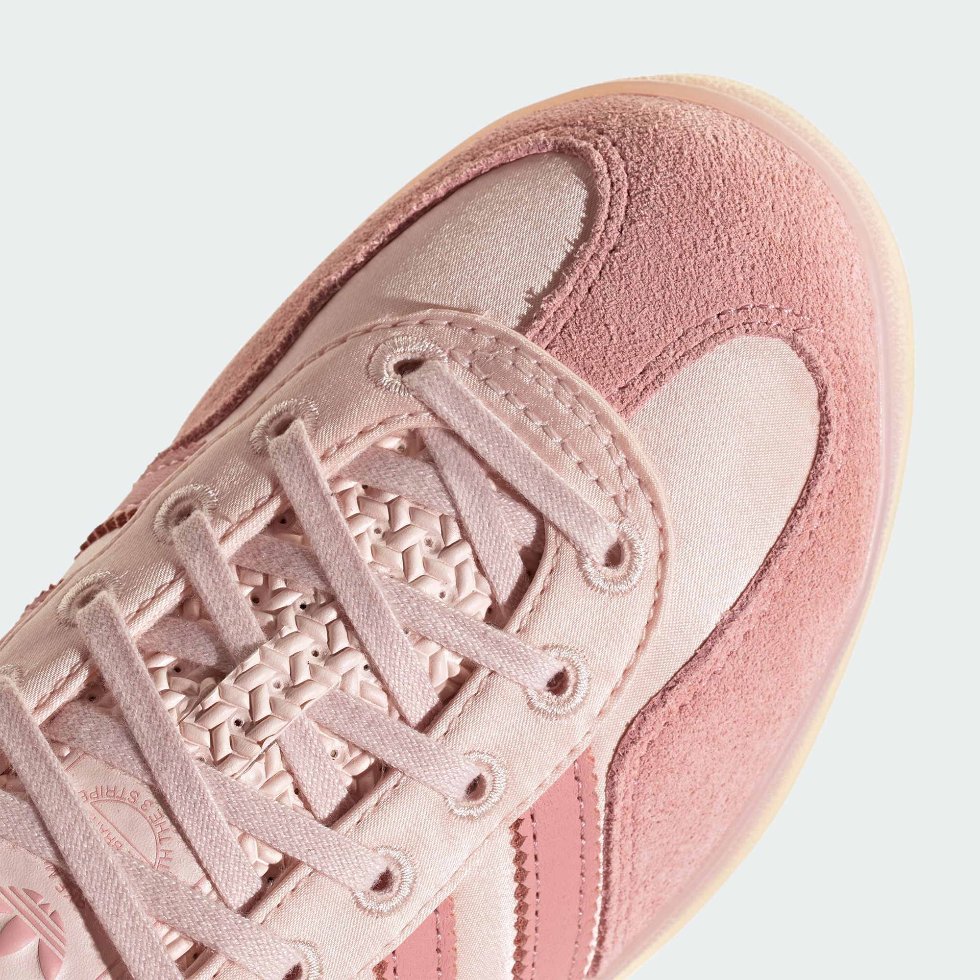 The Adidas Gazelle Indoor Appears in Pink Satin and Suede