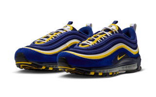 Coppin State University x Nike Air Max 97 "Yardrunners" (2026; SKU: IW6991-400). Photos via Nike.