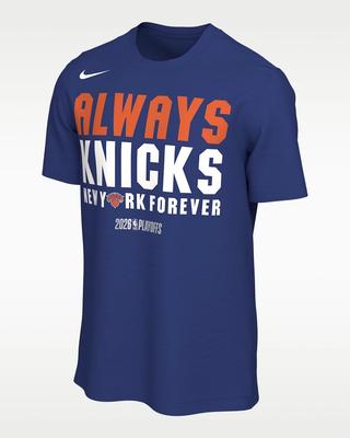 New York Knicks Men's Nike NBA Basketball T-Shirt (SKU: JF1811-495). MSRP $37.