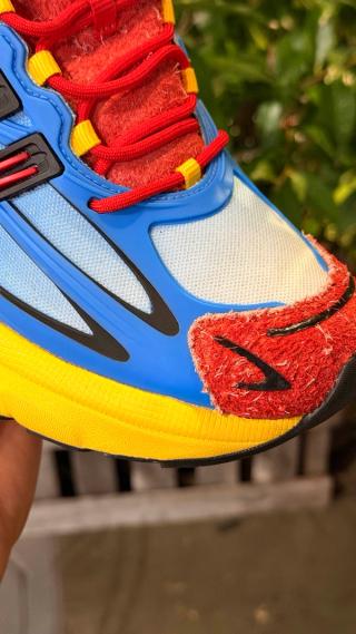 Shake James x adidas AdiStar XLG 2.0 "Mandrill" (SKU: N/A). Photo by @chefdoomy on Instagram.