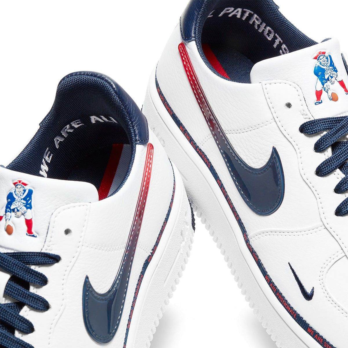 Patriots nike air force ones best sale