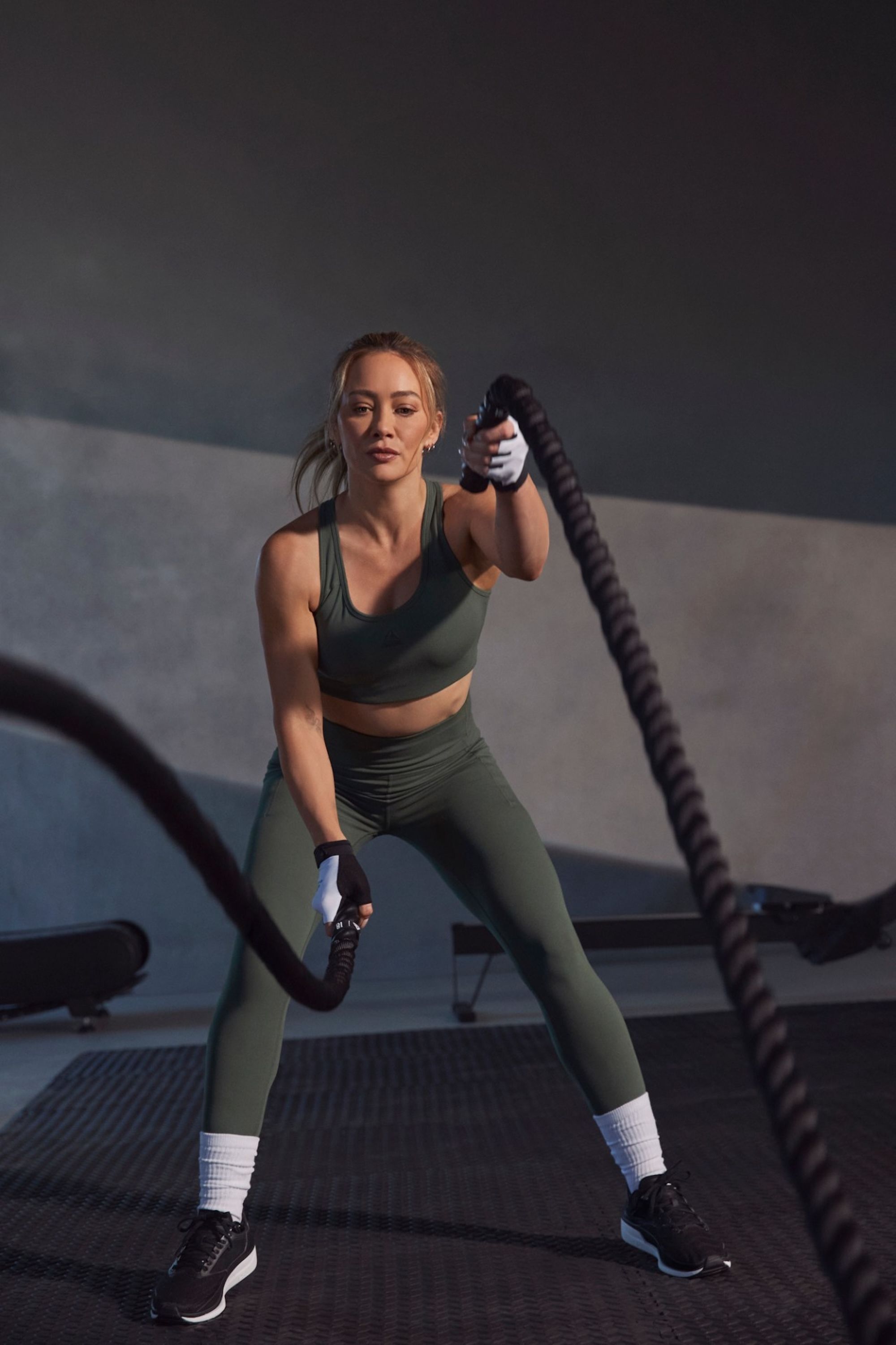 Hilary Duff for Reebok's "Unfiltered & Unstoppable" campaign. Photo via Reebok.