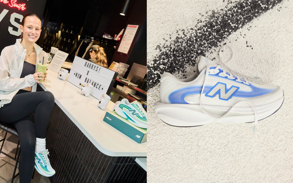 New Balance Ellipse running shoe, Barry's fitness and Parker Valby collaboration edition