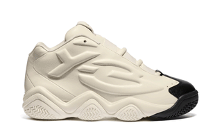 Adidas Y-3 Megaball in black and off white color schemes.