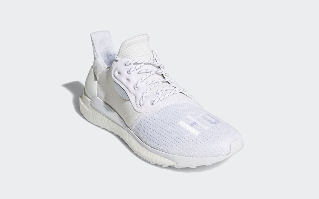 Pharrell’s adidas Solar Hu Glide ST is Arriving in Triple White