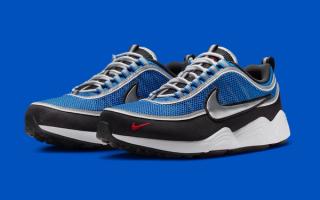 Nike's Air Zoom Spiridon Revival Continues with An OG 'Signal Blue' Retro