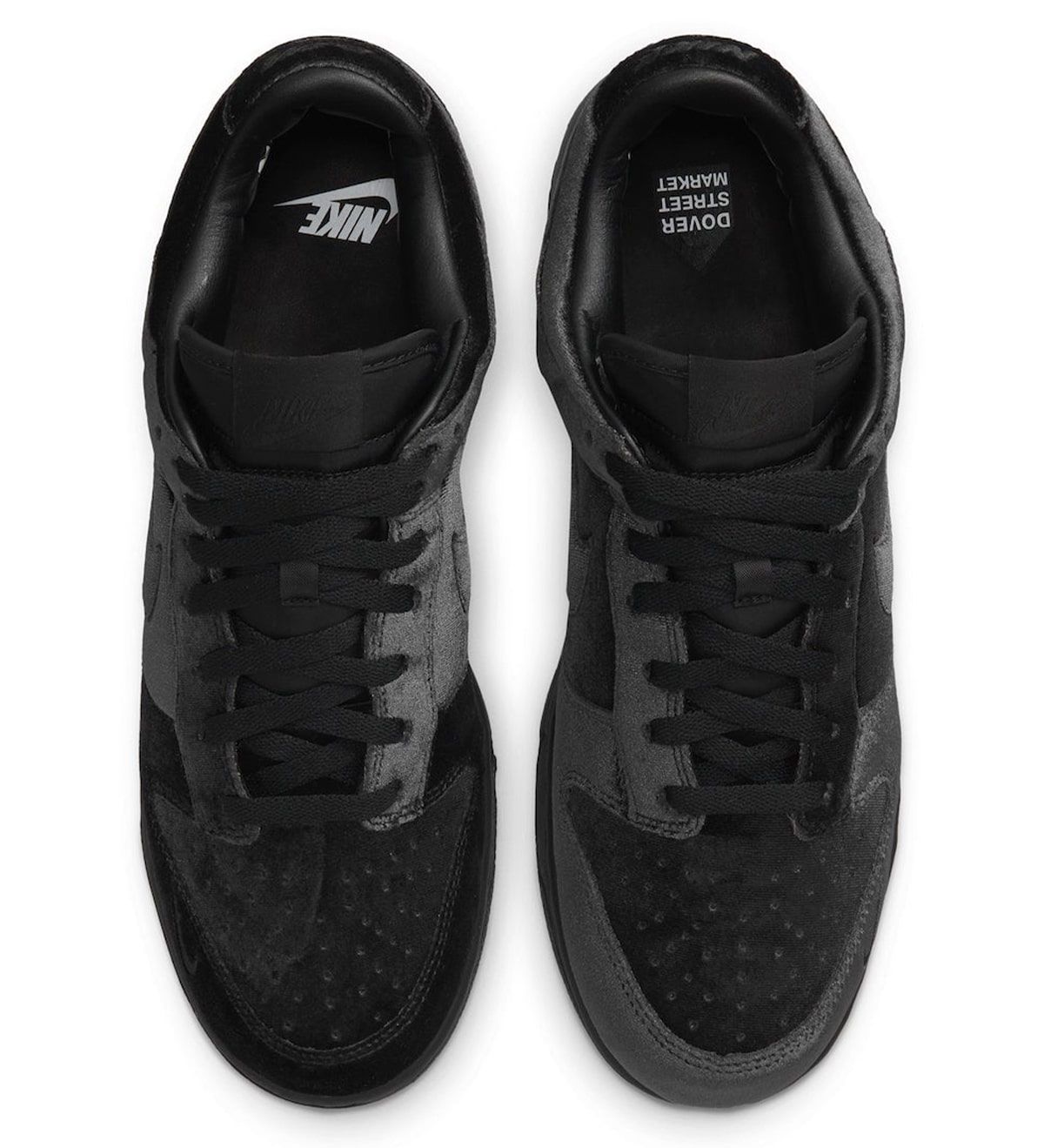 The Velvet-Covered Dover Street Market x Nike Dunk Lows Drop