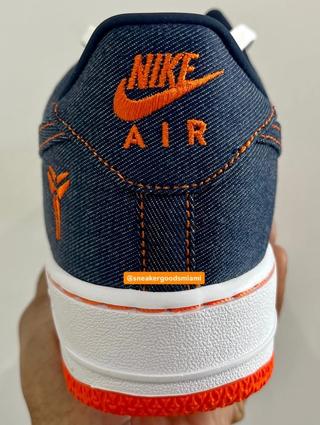 Kobe Bryant x Nike Air Force 1 "Denim" Protro. Photo via @sneakergoodsmiami on Instagram.
