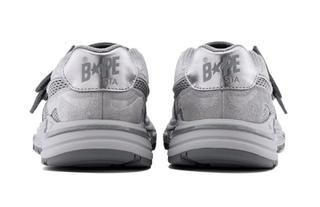 "Grey" BAPE® MARY JANE STA. Photo via BAPE®.