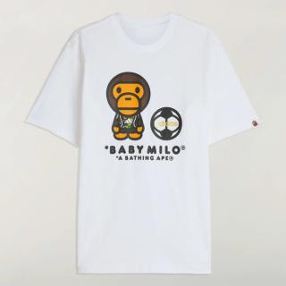 BAPE®︎ x Adidas BABY MILO® T-Shirt "White" collaboration.