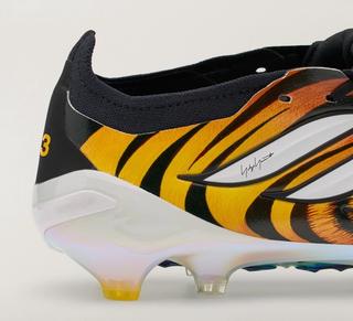 Men's adidas Y-3 Predator Elite FT FG "Tiger" (SKU: KK4189). Photo via adidas.