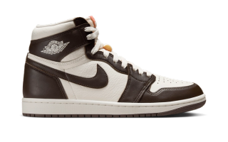 Air Jordan 1 High OG in a "Light Madder Root" color scheme.