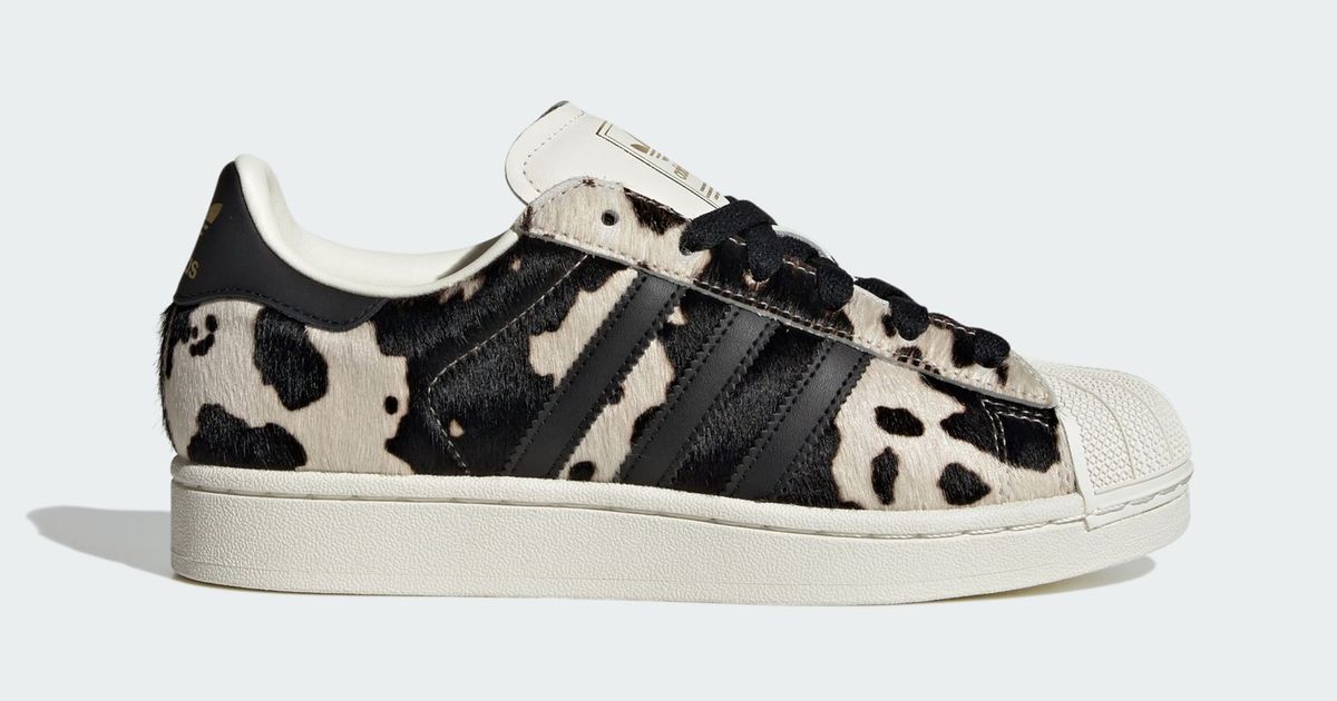 Adidas Superstar Joins the Herd with New Faux Cow Fur Design for Summer  2025 | House of Heat