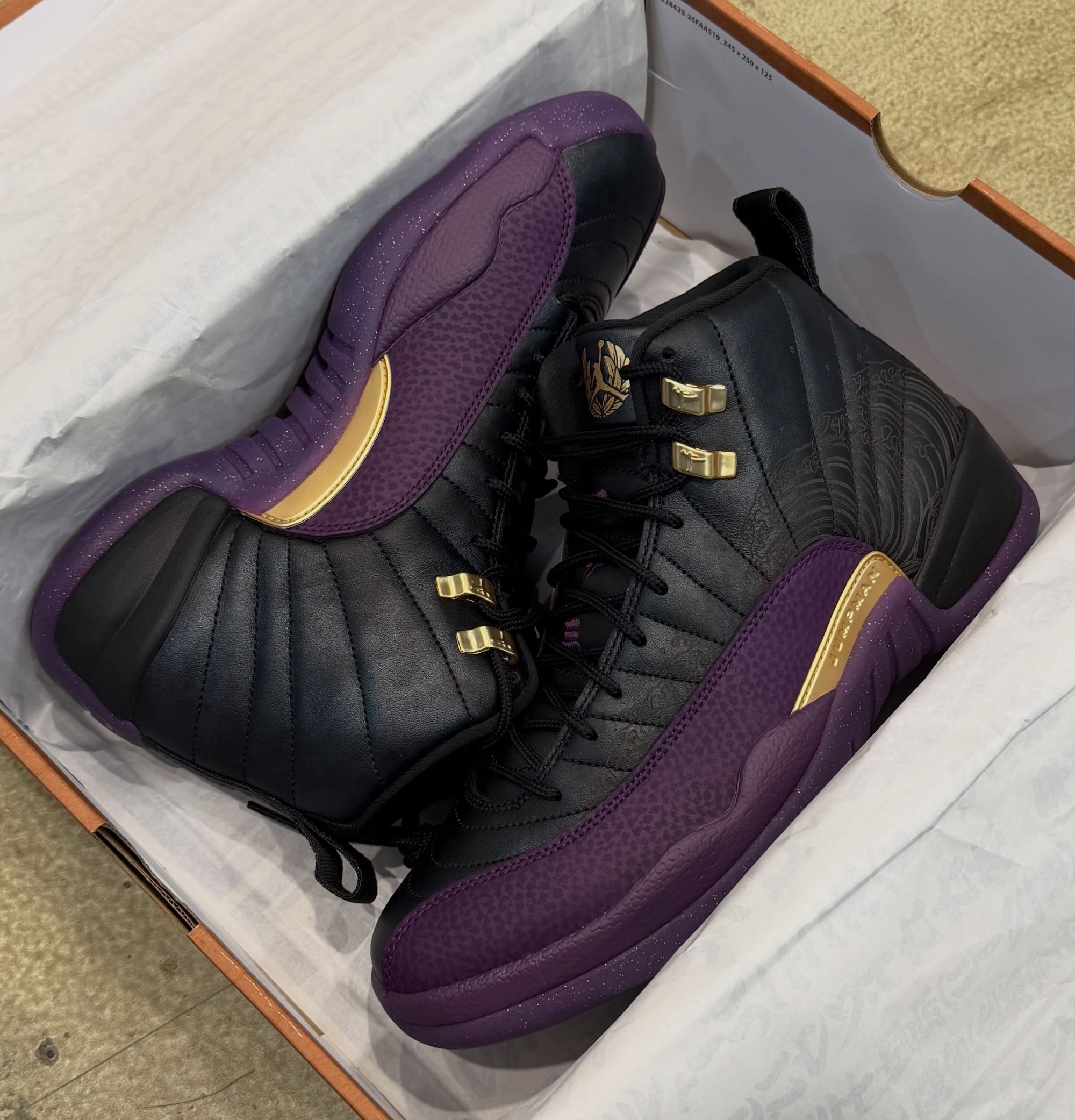Air Jordan 12 "Sumo" (SKU: IW1218-098). Photo via @koji198139 on Instagram.