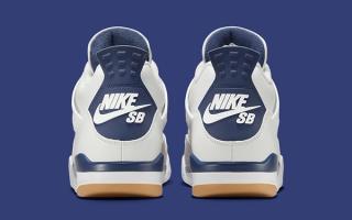 Where to Buy the Nike SB x Air Jordan 4 'White/Navy'