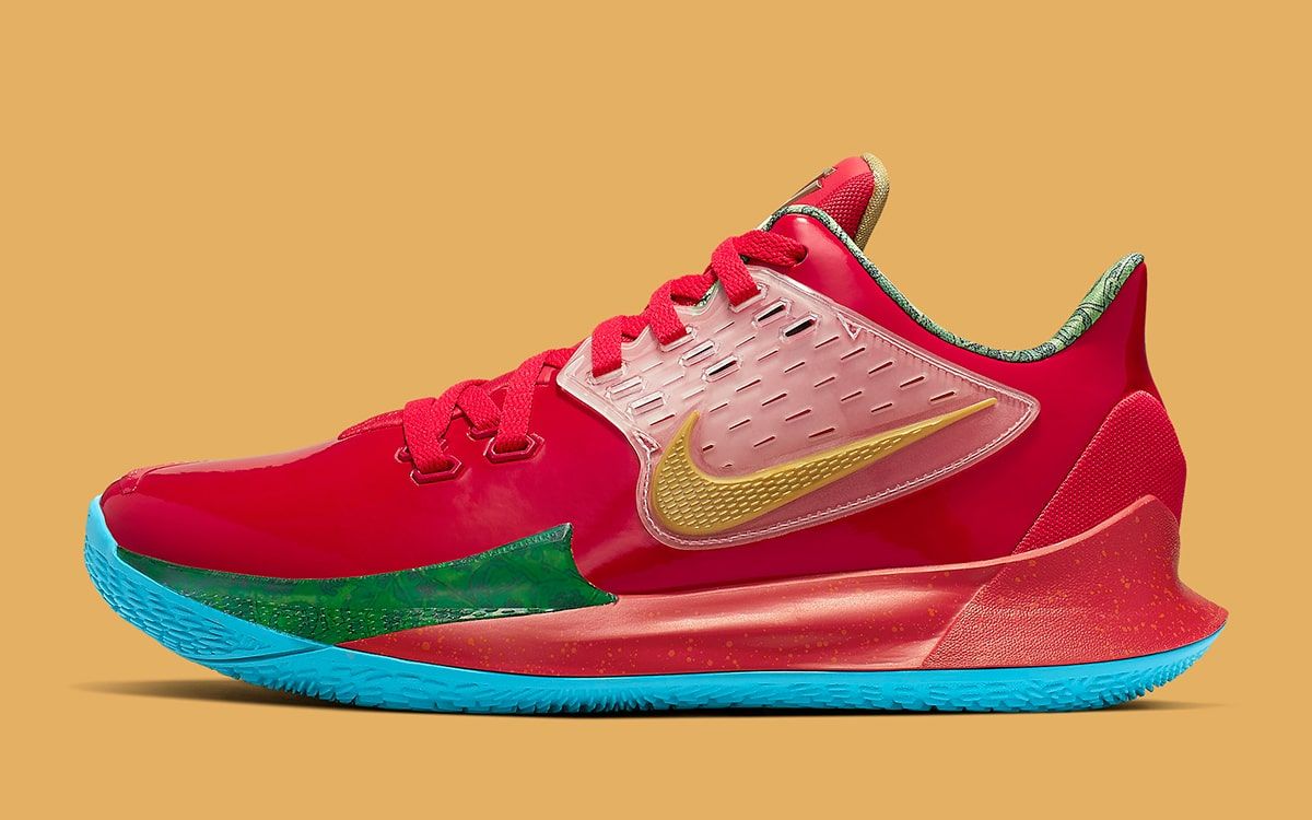 Where to Buy SpongeBob x Nike Kyrie Low 2 Mr. Krabs House of Heat