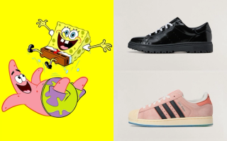SpongeBob SquarePants x Adidas Originals sneakers scheduled to release November 2025.