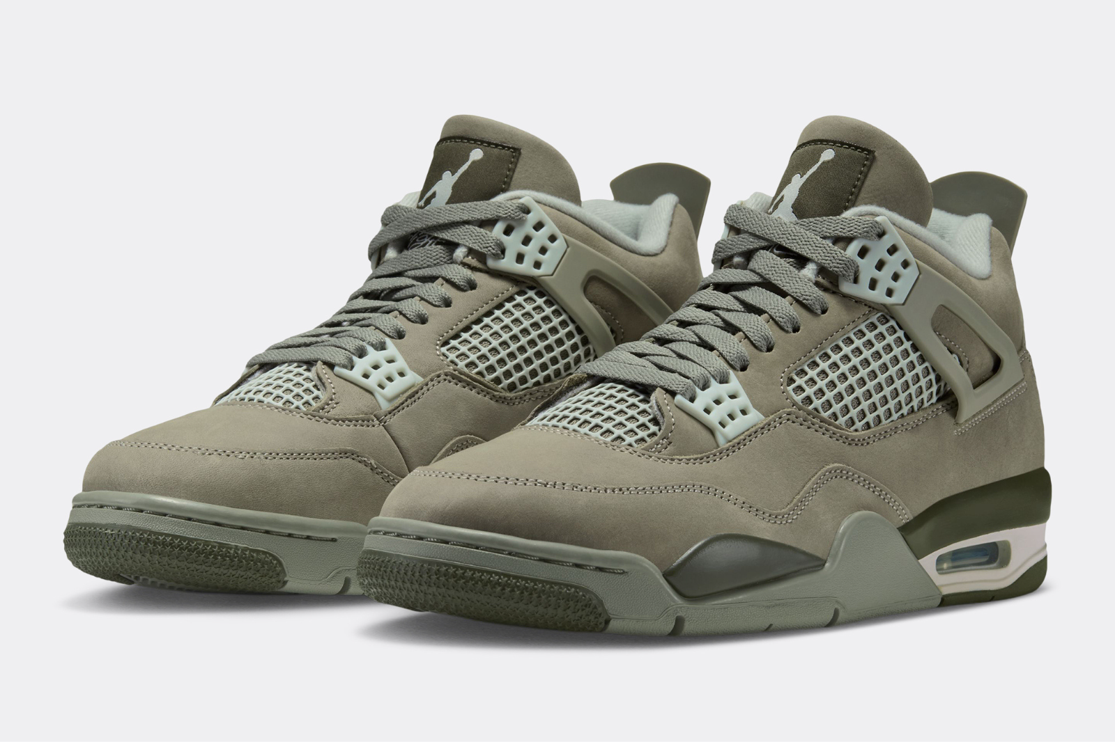 Men's Air Jordan 4 "Light Army" (SKU: JA5911-320). Photo via JD Sports.