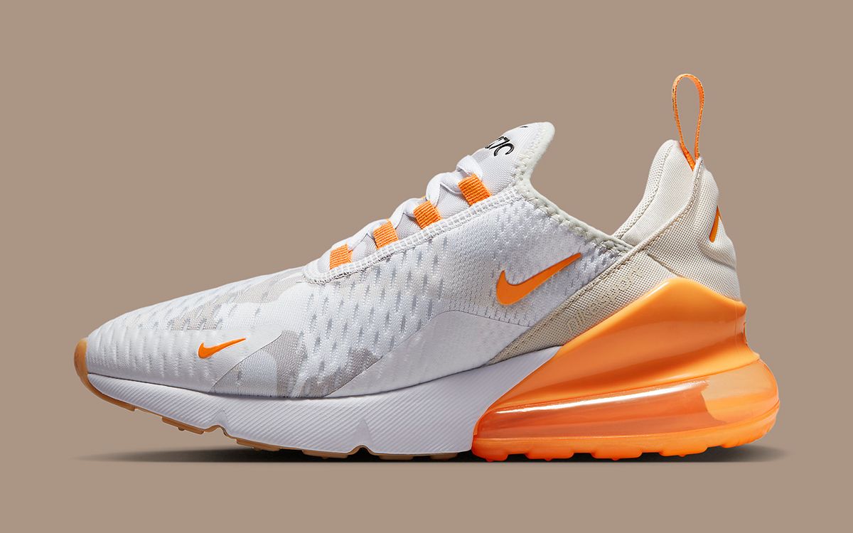 White and orange on sale nikes