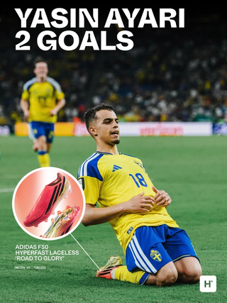 Yasin Ayari at the 2026 World Cup™. Photo via Sweden National Football Team.