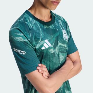 Real Madrid x adidas x FARM Rio Pre-Match Jersey (26/27; SKU: KR2856). Photo via adidas.