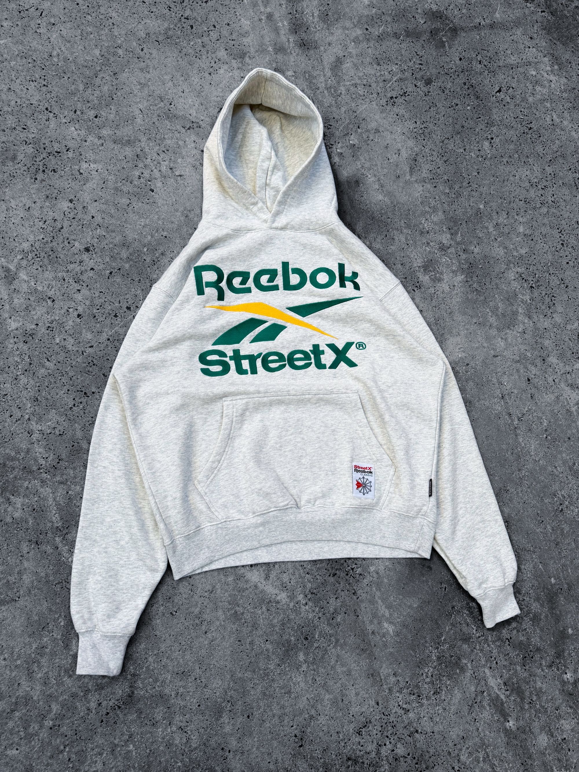 StreetX x Reebok Hoodie. Photo via StreetX.