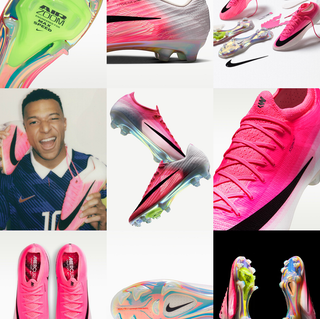Nike Football's "Showtime" boots collection, featuring the Tiempo Maestro, Phantom 6, Mercurial Vapor 16, and Superfly 10. Photo via 11teamsports.com