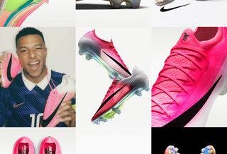 Nike Football's "Showtime" boots collection, featuring the Tiempo Maestro, Phantom 6, Mercurial Vapor 16, and Superfly 10. Photo via 11teamsports.com