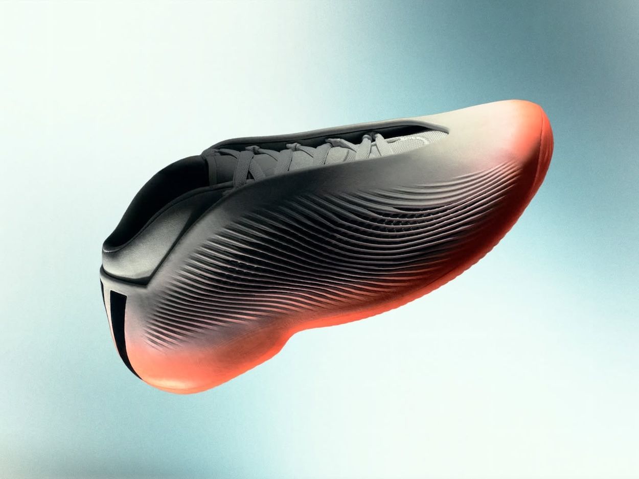 adidas' 3D-Printed Basketball Shoe Sample. Photo via adidas.