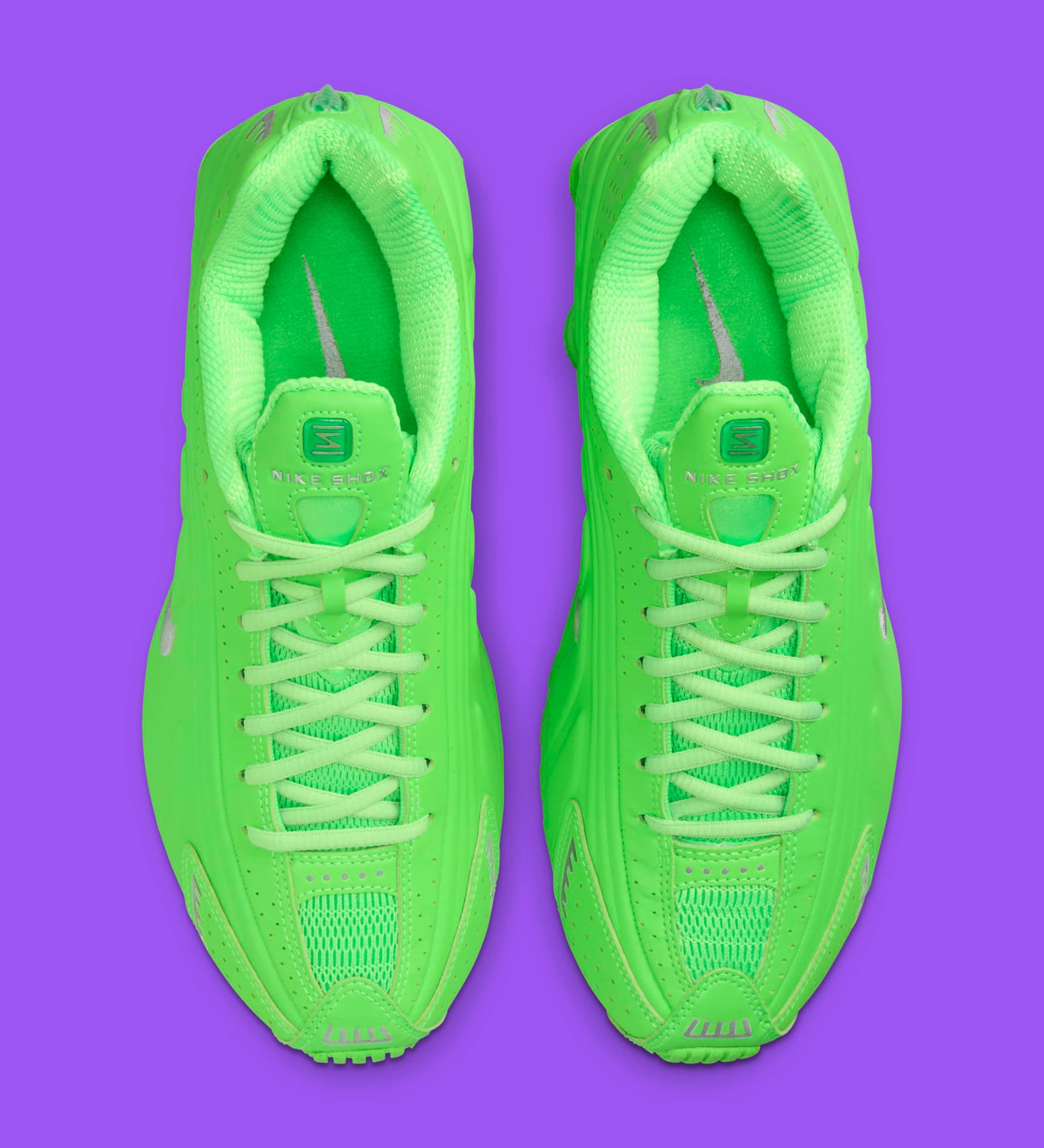 nike shox neon green
