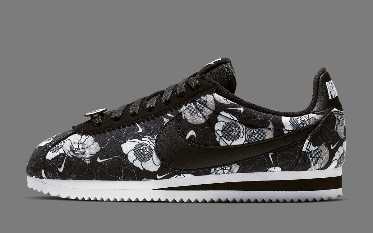 Cortez black outlet and white floral