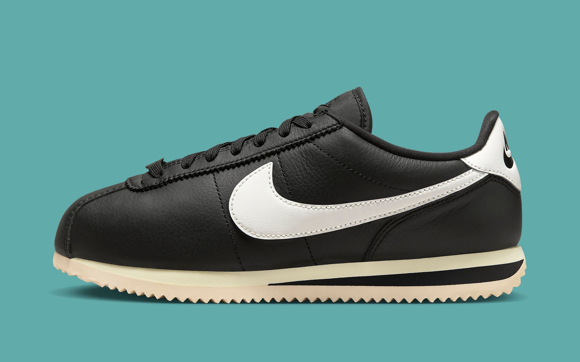The Nike Cortez Gets a Premium Makeover in Black and Sail | House