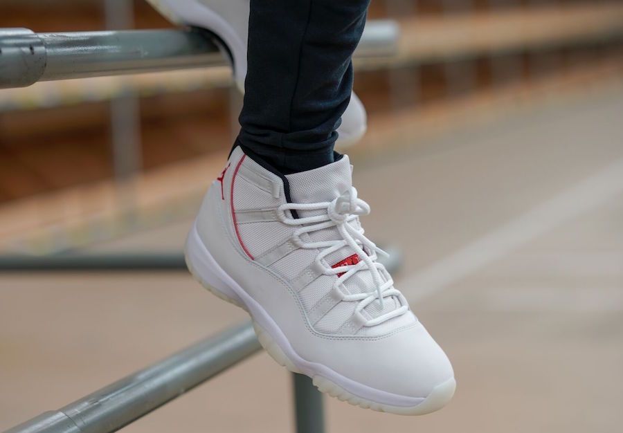 Jordan 11 platinum hot sale tint men