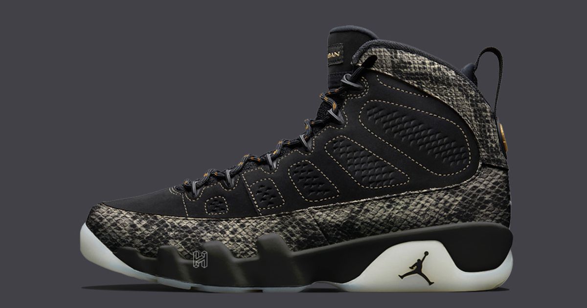 snakeskin jordan 9