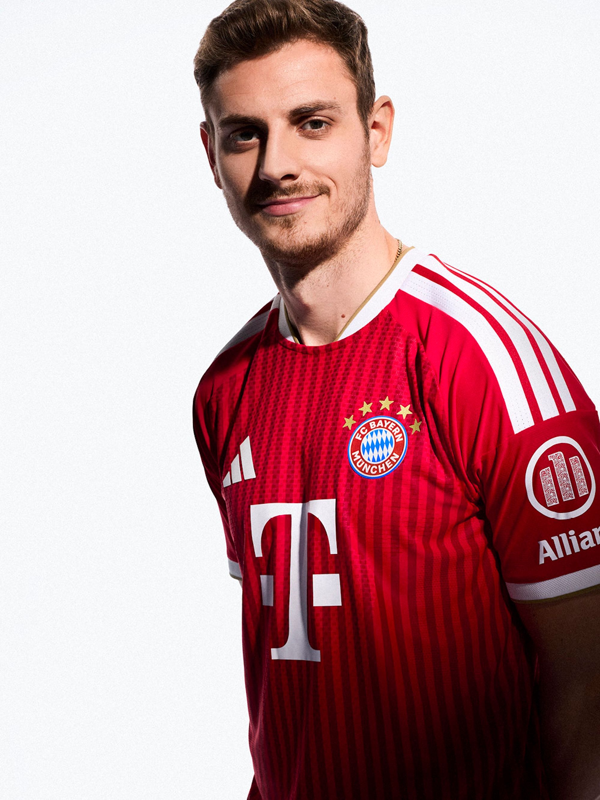 Bayern Munich 26/27 Home Jersey. Photo via adidas.