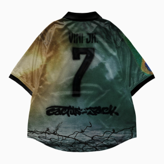 Cactus Jack x Nike "Vini Jr." Retro Jersey. Photo via Cactus Jack.