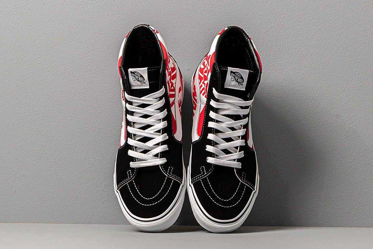 Vans sk8 black outlet white kw