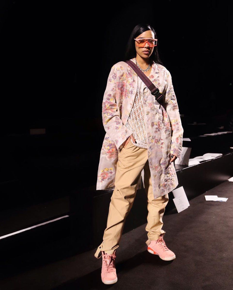 Aleali May // Air Jordan 6 "Millennial Pink"