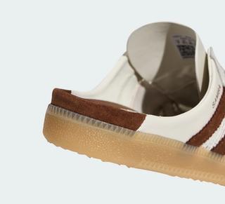 Women's adidas Samba Mule "Off White/Preloved Brown" (SKU: HP5050).