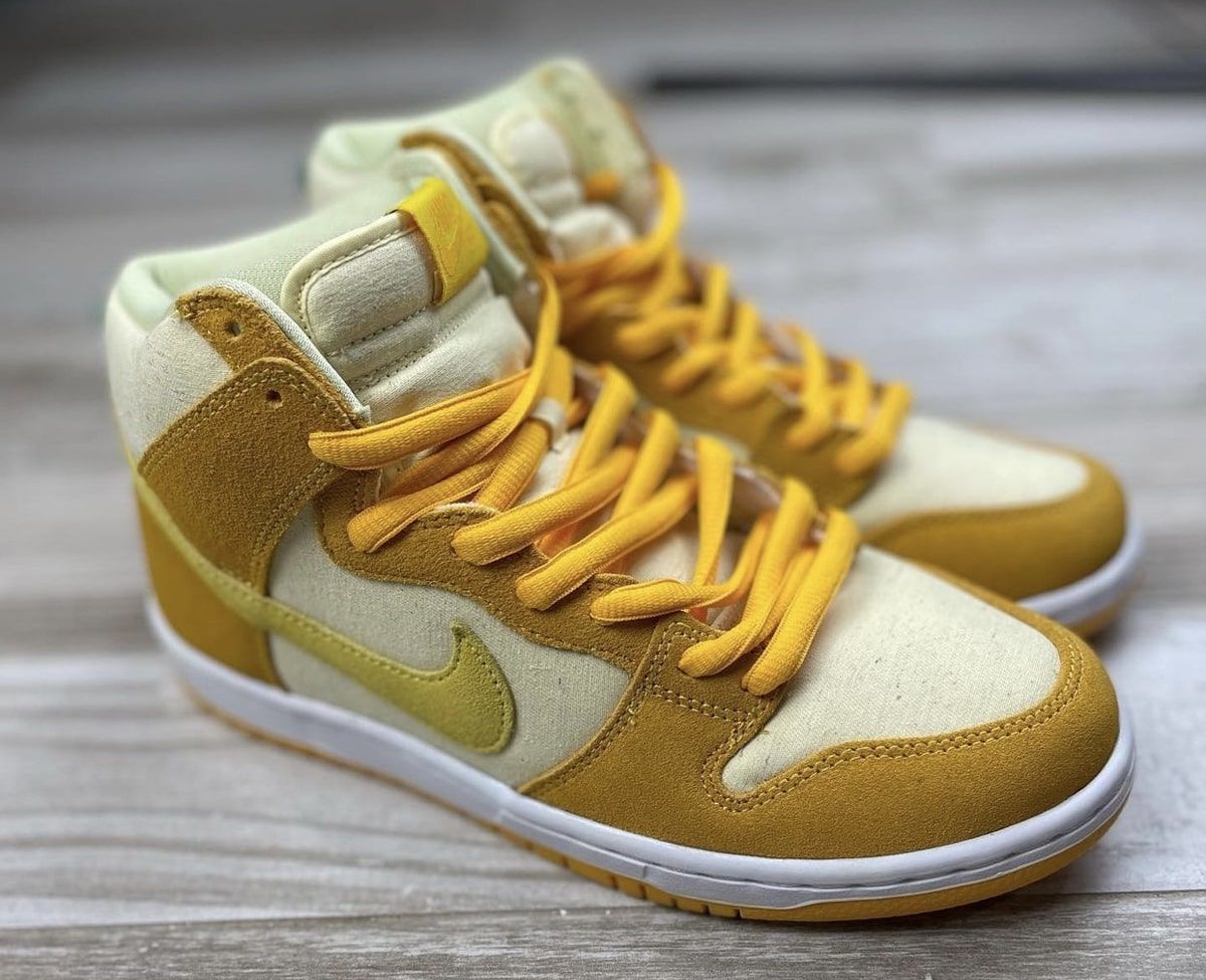 Official Images // Nike SB Dunk High “Pineapple” | House of Heat°