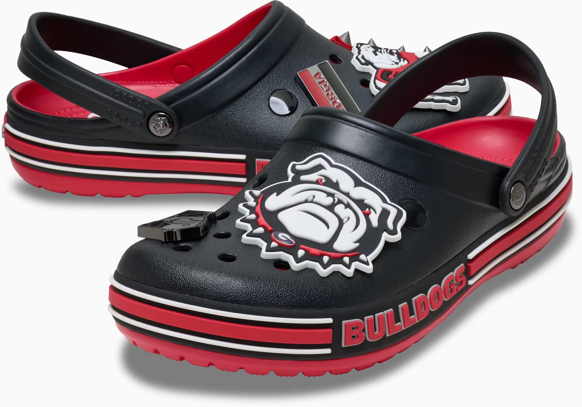NCAA x Crocs Crocband Clog "Georgia Bulldogs" (SKU: 213569-90H). Photo via Crocs.