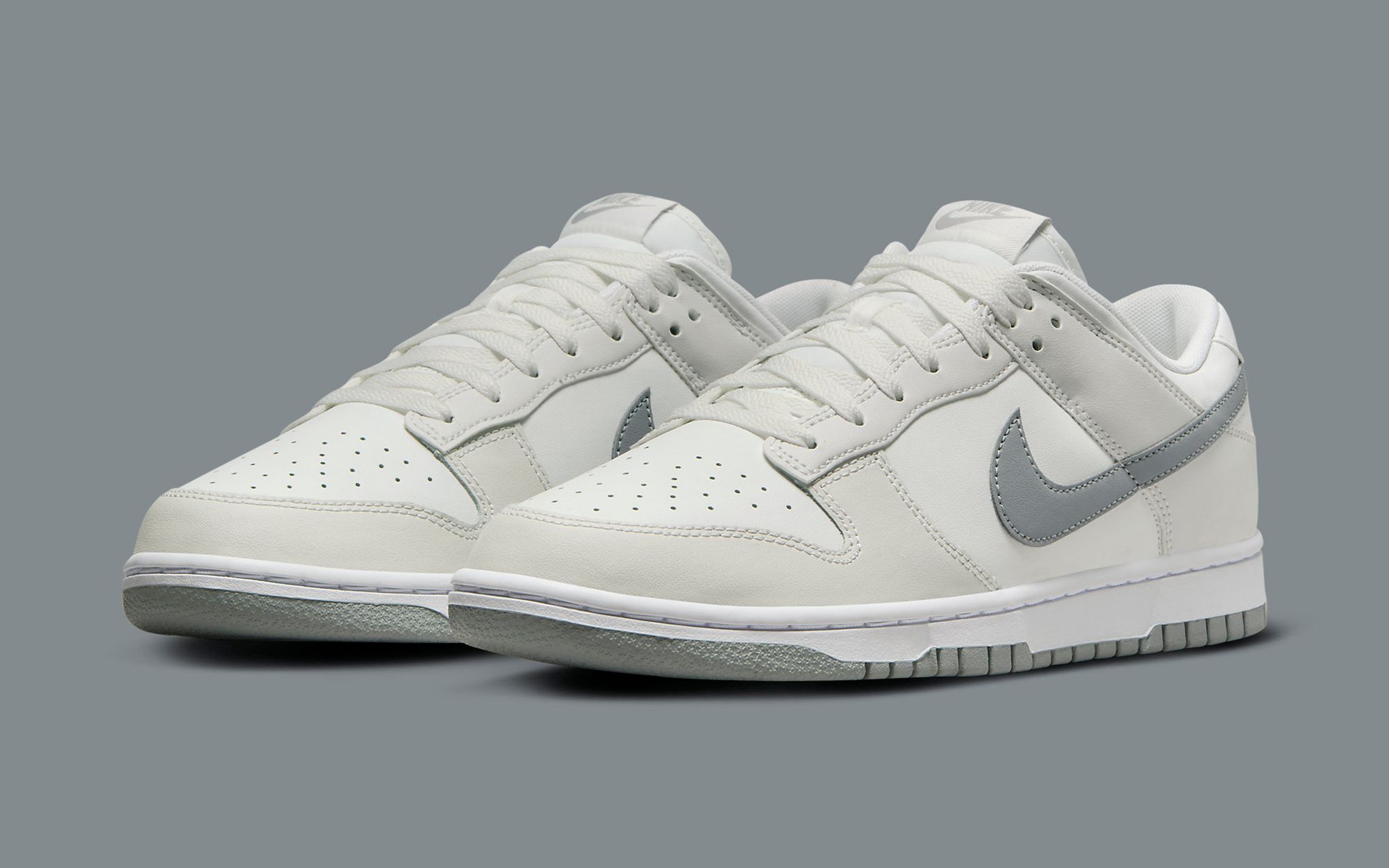 The Nike Dunk Low Surfaces in Summit White and Smoke Grey | House