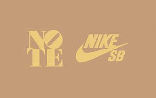 Logo lock-up for the NOTE Manchester x Nike SB Dunk Low collaboration.
