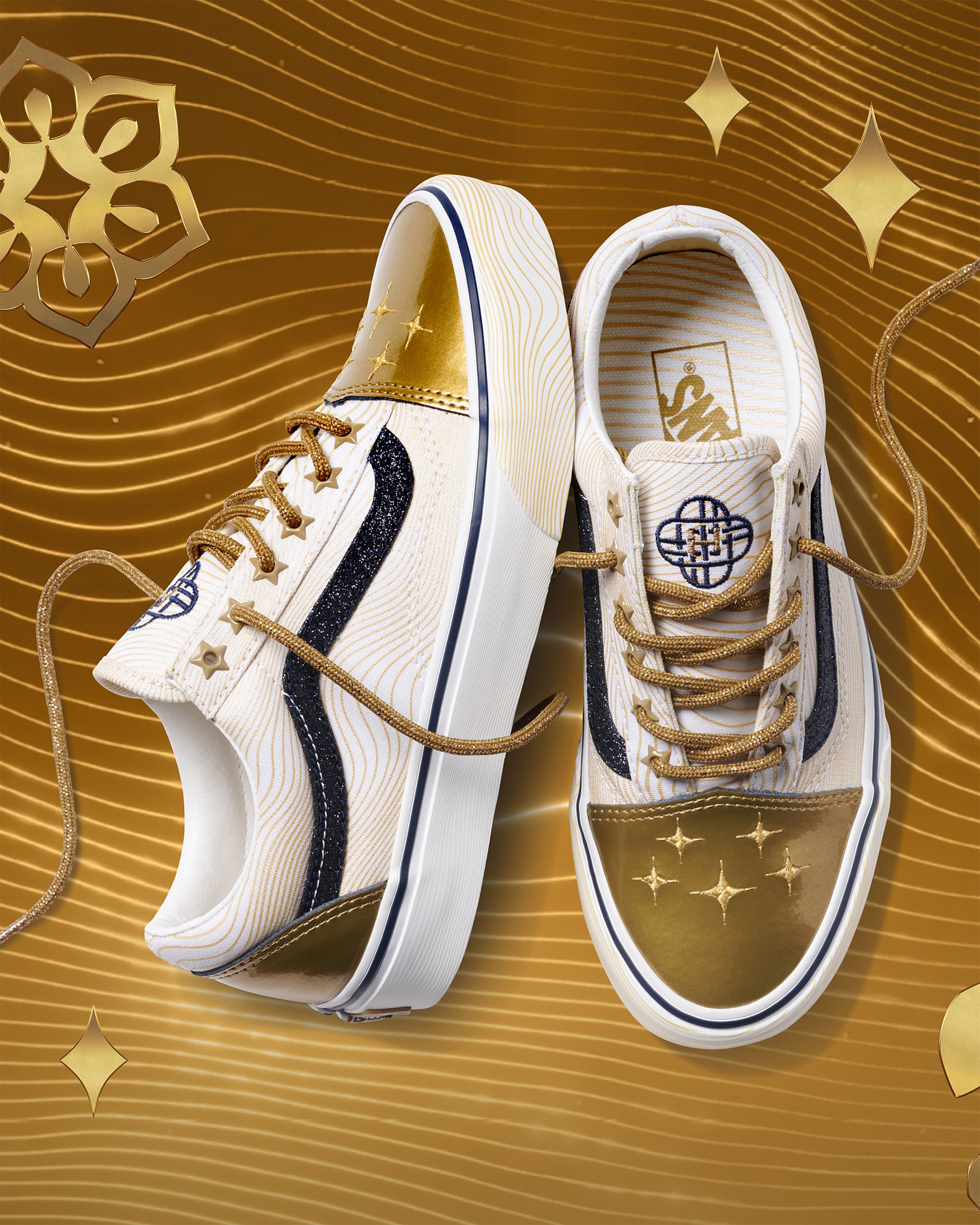 Kids' KPop Demon Hunters x Vans Old Skool "Golden" collaboration
