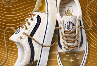 Kids' KPop Demon Hunters x Vans Old Skool "Golden" collaboration
