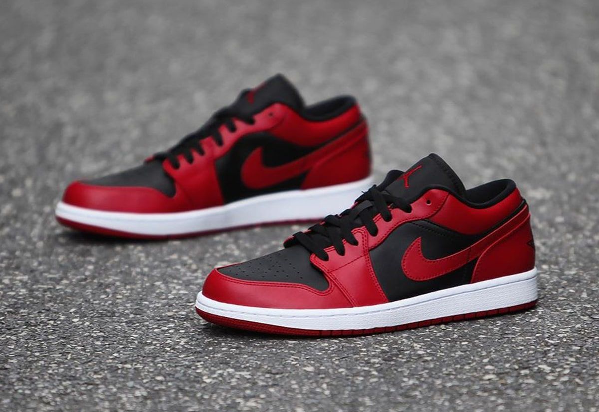 Air Jordan 1 Low Varsity Red 553558-606 Release Date - SBD