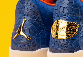 Special Air Jordan 3 P.E. gifted to the Florida Gators Men's Basketball Team for winning the NCAA 2024-2025 Championship. Photo via Instagram user @EnglishSole.