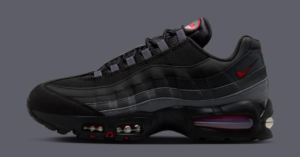 Nike Air Max 95 Gets a Stealthy University Red Finish