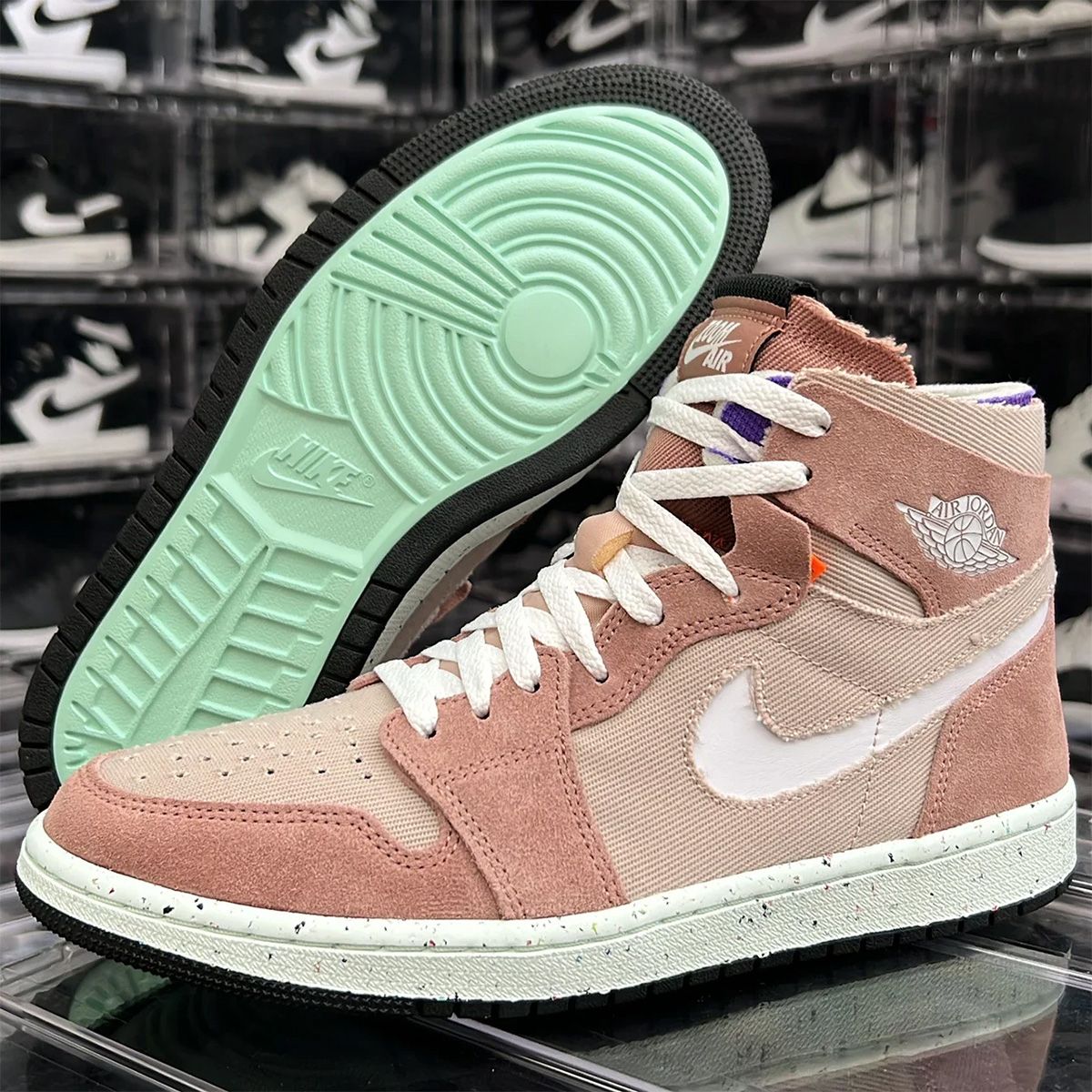 Official Images // Air Jordan 1 Zoom CMFT “Fossil Stone” | House of Heat°