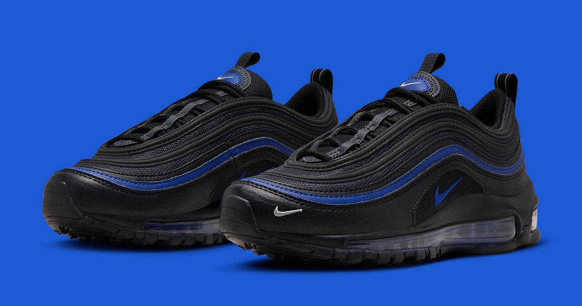 nike grey air max 97 mini swoosh trainers